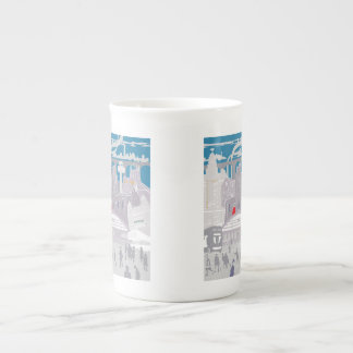 Liverpool UK Skyline Bone China Mug