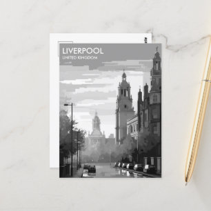Liverpool United Kingdom Travel Postcard