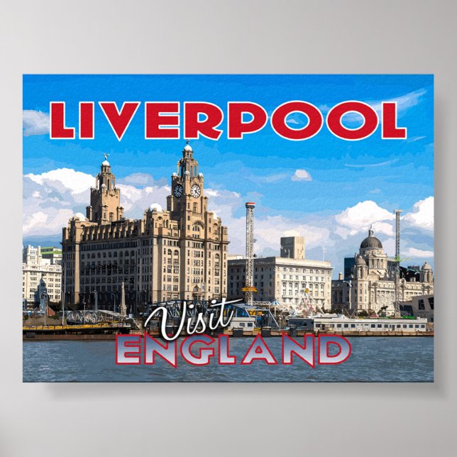 Liverpool, Visit England... Poster (Front)