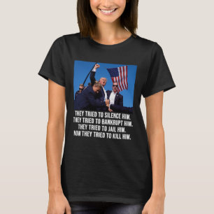 Lives Donald Trump Mug Shot - Never Surrender T-Shirt