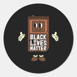 Lives Problem Video-game Black History Gaming Game Classic Round Sticker