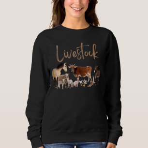 Livestock  Animal Protection  Animal Conservation Sweatshirt