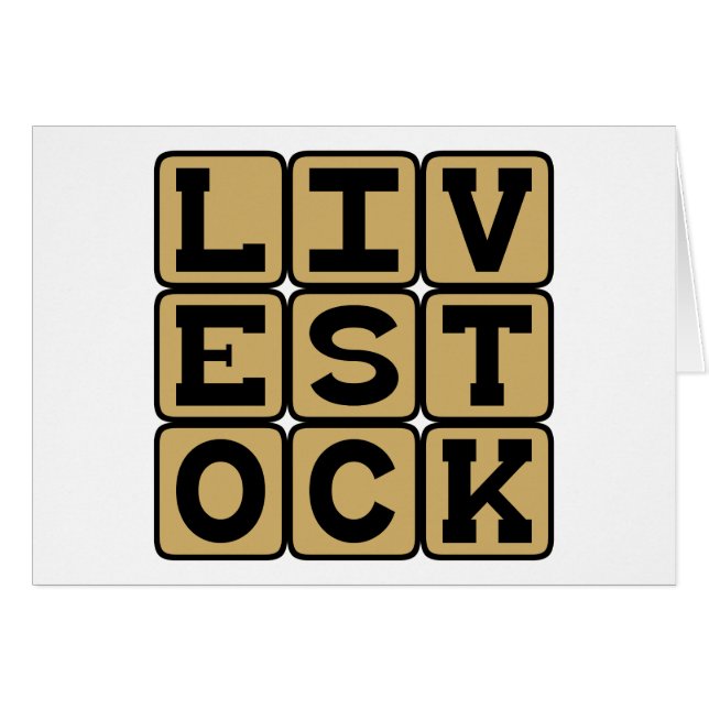 Livestock, Cattle (Front Horizontal)