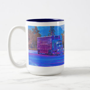 LIVESTOCK LORRY BIG RIG TRUCKERS Truck Stop Mug