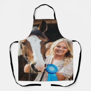 Livestock Show Horse Photo Customize Apron
