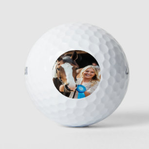 Livestock Show Horse Photo Customize Golf Balls