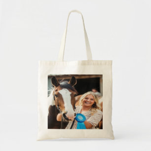 Livestock Show Horse Photo Customize Tote Bag