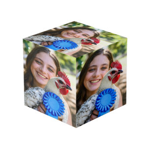 Livestock Show Poultry Photo Customise Cube