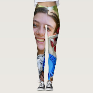 Livestock Show Poultry Photo Customise Leggings