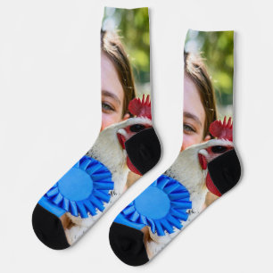 Livestock Show Poultry Photo Customise Socks