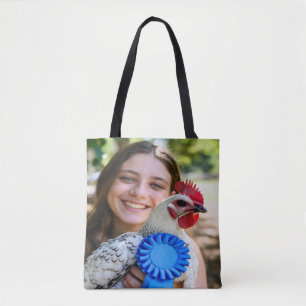 Livestock Show Poultry Photo Customize Tote Bag