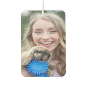 Livestock Show Rabbit Photo Customize Car Air Freshener