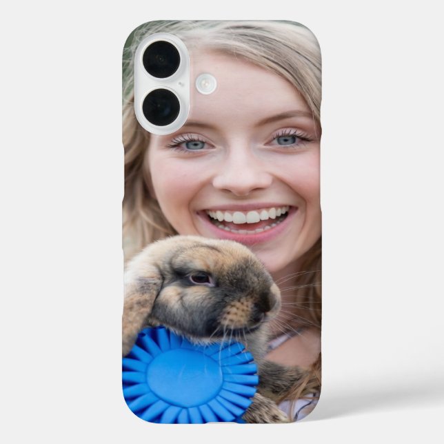 Livestock Show Rabbit Photo Customize Case-Mate iPhone Case (Back)