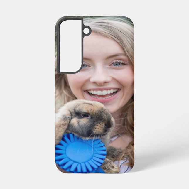 Livestock Show Rabbit Photo Customize Samsung Galaxy S22 Case (Back)
