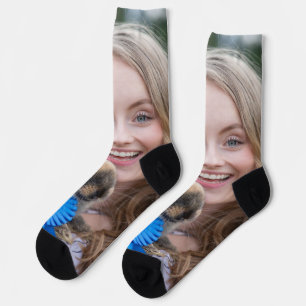 Livestock Show Rabbit Photo Customize Socks