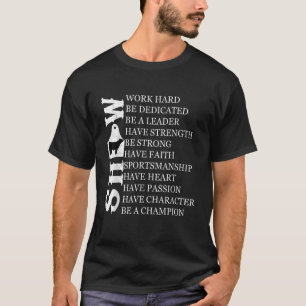 Livestock Show Steer Dedication Ear Tag Animal Sil T-Shirt