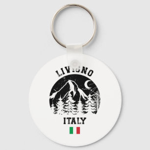 Livigno Italy Alps Ski Resort Alpine Skiing Italia Key Ring