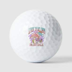 Livin’ In My Own Fairytale – Frog & Mushroom Golf Balls