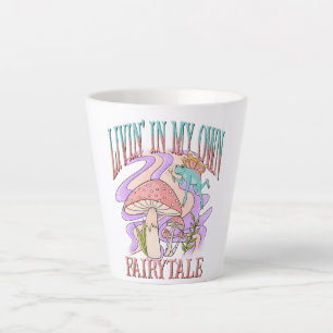 Livin’ In My Own Fairytale – Frog & Mushroom Latte Mug