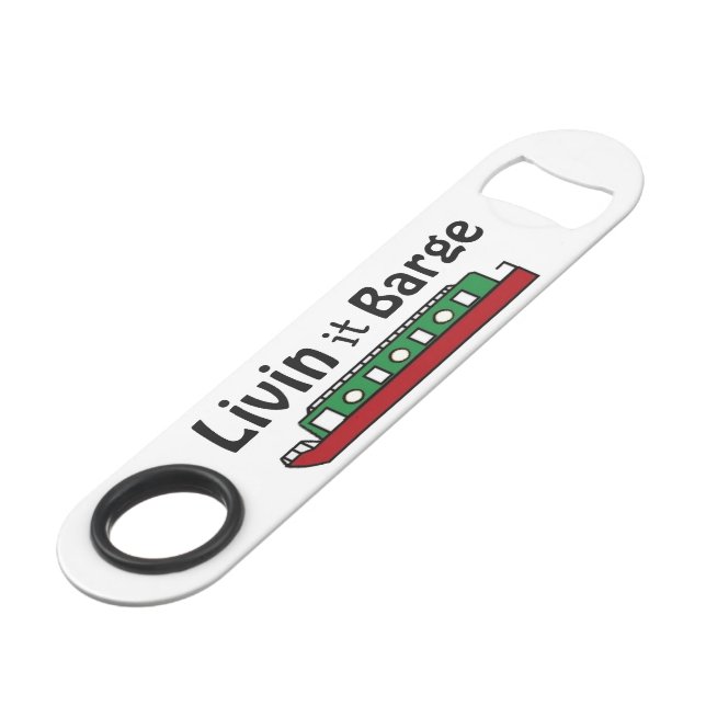 Livin it Barge Canal Boat (Front Angled)