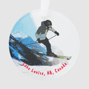 Livin' It! - Downhill Skier Ornament