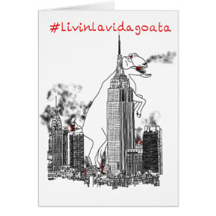 Livin La Vida Goata Screaming Goat New York Slogan