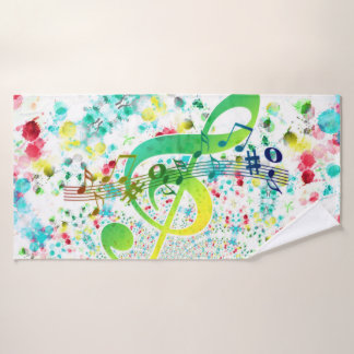 Livin Life Lovin Music!! Novelty Bath Towel Set