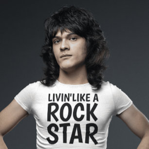 LIVIN' LIKE A ROCK STAR, Mens t-shirts