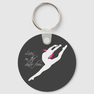 Livin' on the Dance Floor Dancer Key Ring