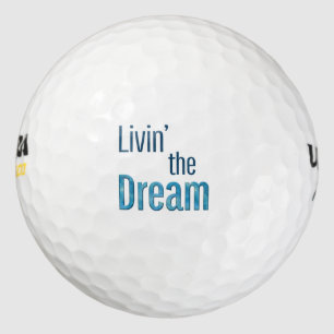 Livin' the Dream Golf Balls