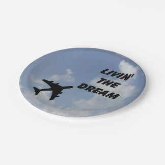 Livin' the Dream paper plates