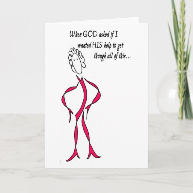 LIVIN' WITH CANCER CARD (Front)