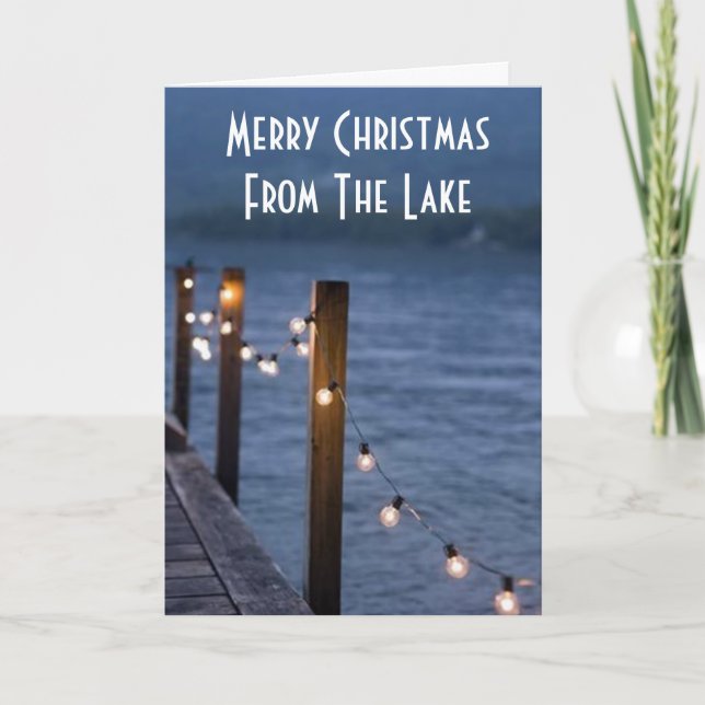 **LIVING AT THE LAKE** CHRISTMAS IS SPECIAL CARD (Front)
