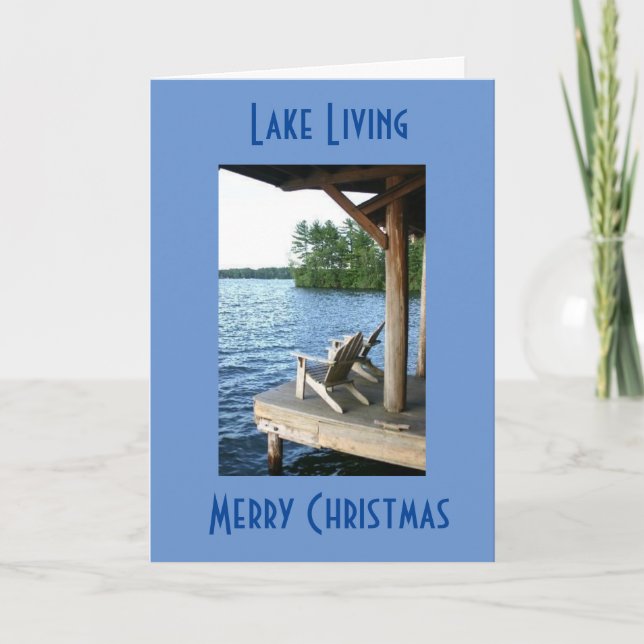 **LIVING AT THE LAKE** CHRISTMAS IS SPECIAL CARD (Front)