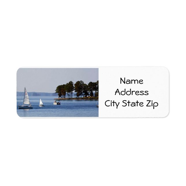 "LIVING AT THE LAKE" LABEL RETURN ADDRESS LABEL (Front)