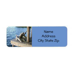 "LIVING AT THE LAKE" RETURN ADDRESS LABEL