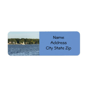 "LIVING AT THE LAKE" RETURN ADDRESS LABEL