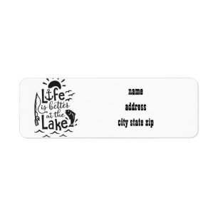 **LIVING AT THE LAKE**RETURN ADDRESS LABEL RETURN ADDRESS LABEL