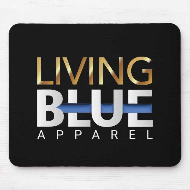 Living Blue Apparel Mouse Pad (Front)