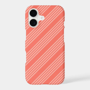 Living coral five stripes pattern