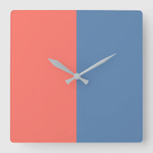 Living Coral On The Pacific Coast Square Wall Clock