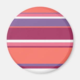 Living coral, red and violet magnet