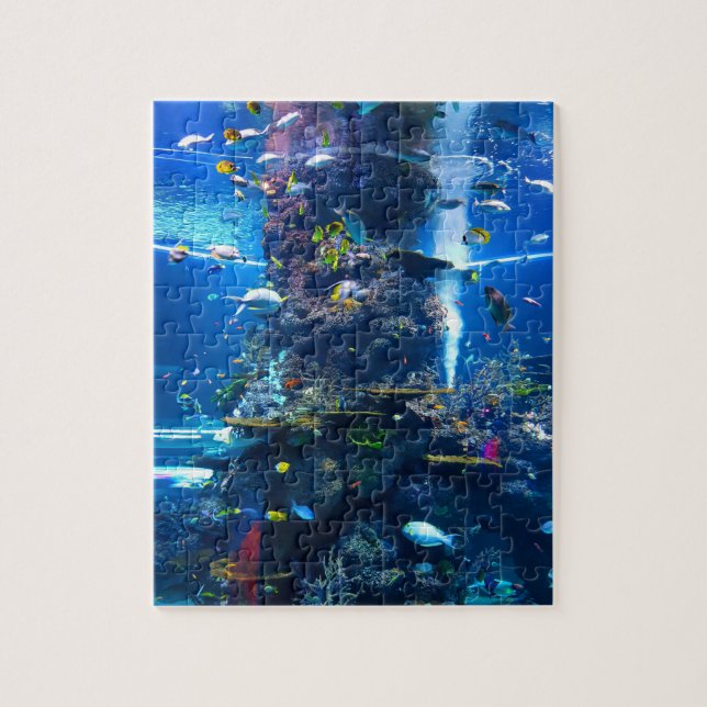 Living Coral Reef with Fish Jigsaw Puzzle (Vertical)