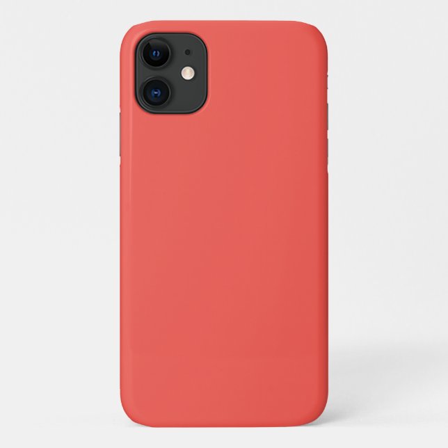 Living Coral Solid Colour  Case-Mate iPhone Case (Back)