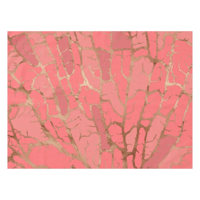 Living Coral texture Tablecloth (Front (Horizontal))