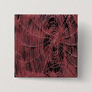 Lıving Coral Web 15 Cm Square Badge