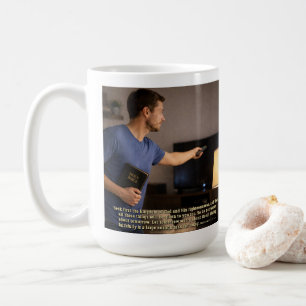 Living faithfully is enough coffee mug