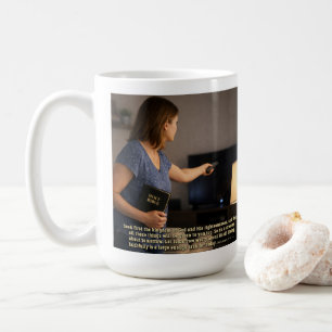 Living faithfully is enough coffee mug
