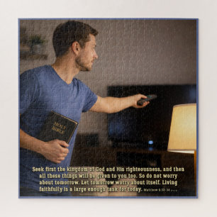 Living faithfully is enough jigsaw puzzle