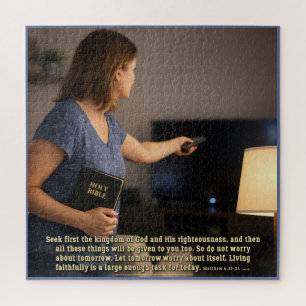 Living faithfully is enough jigsaw puzzle
